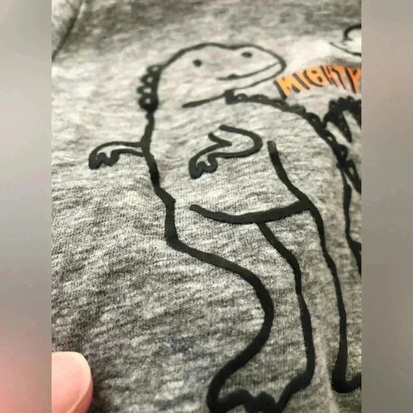 Bundle x3: Carters Boys 3M Long-Sleeve Tees - Dinos and Doggy - NWOT!! - Picture 3 of 9